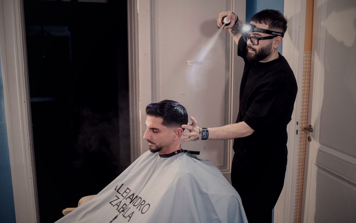 Terminación y fijación del peinado